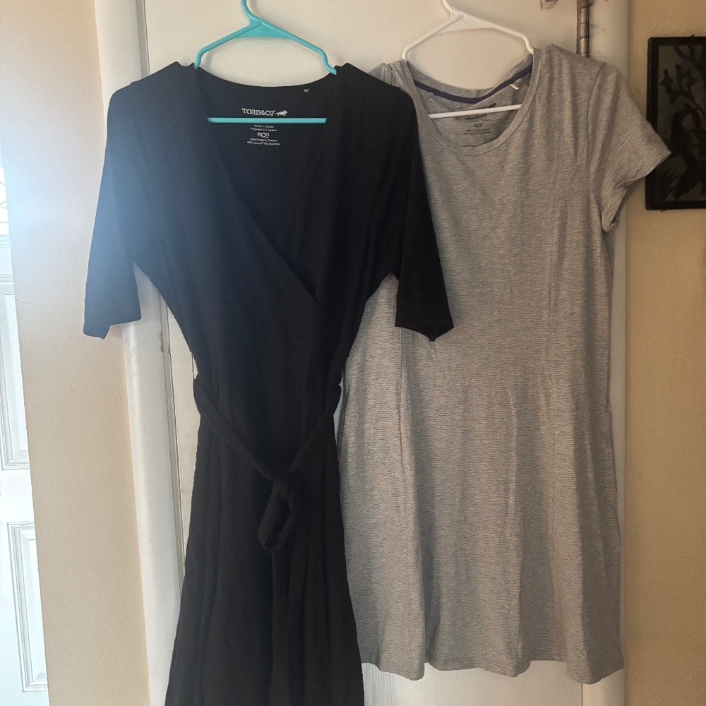 Bundle of 2 Toad&Co dresses with pockets